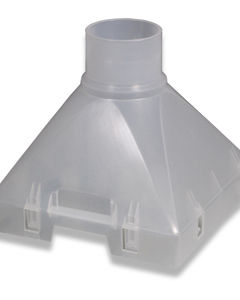 Funnel transparent for volume dispenser TI